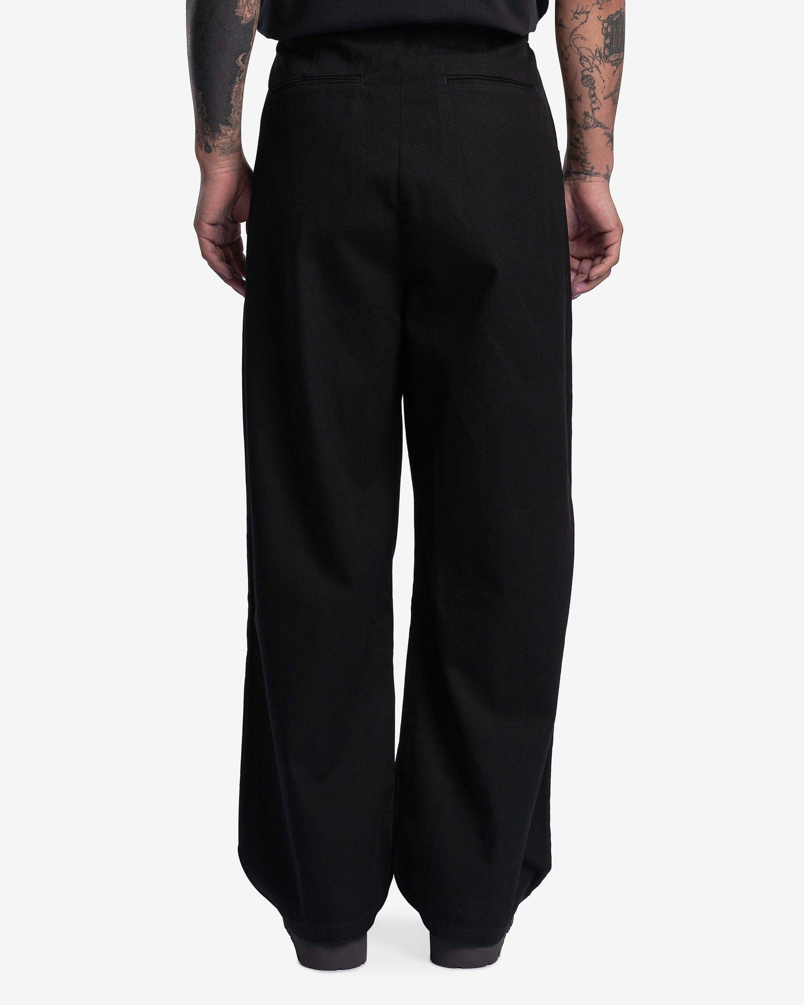 Willy Chavarria Men's Pants Gonzales Trousers in Black