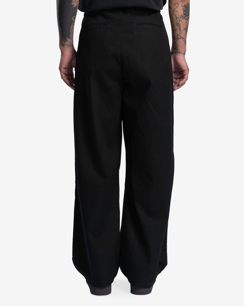 Willy Chavarria Men's Pants Gonzales Trousers in Black