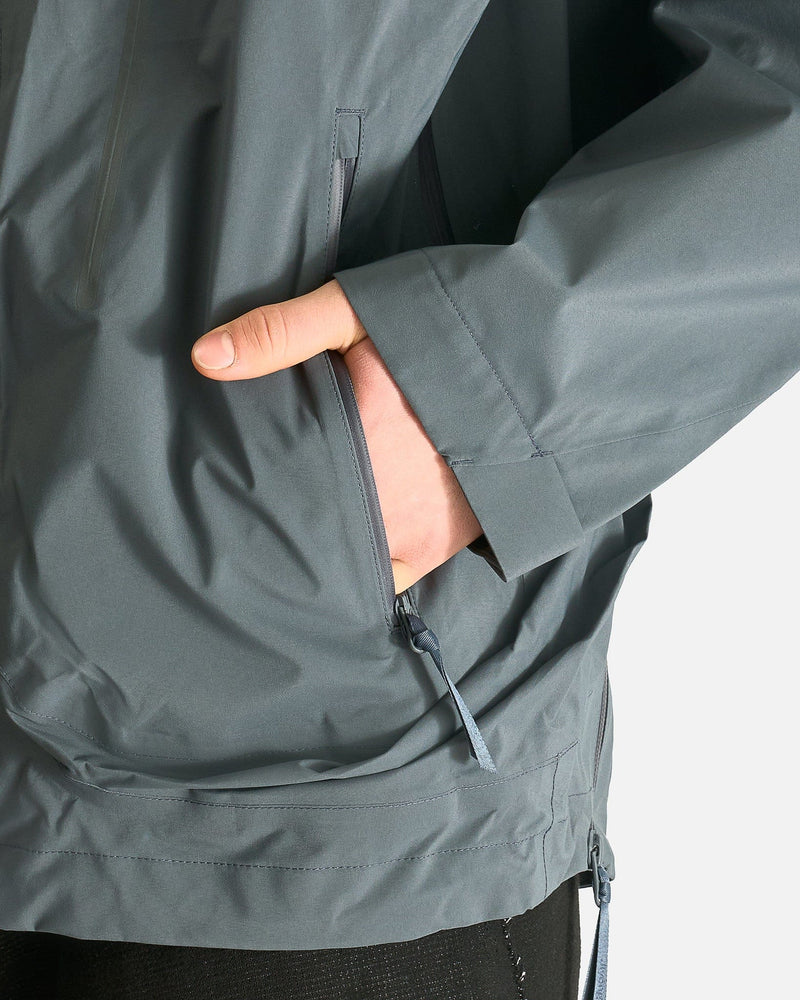 JiyongKim Men's Jackets GORE-TEX Draped Windbreaker in Grey