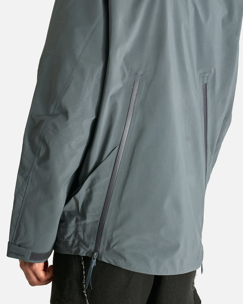 JiyongKim Men's Jackets GORE-TEX Draped Windbreaker in Grey