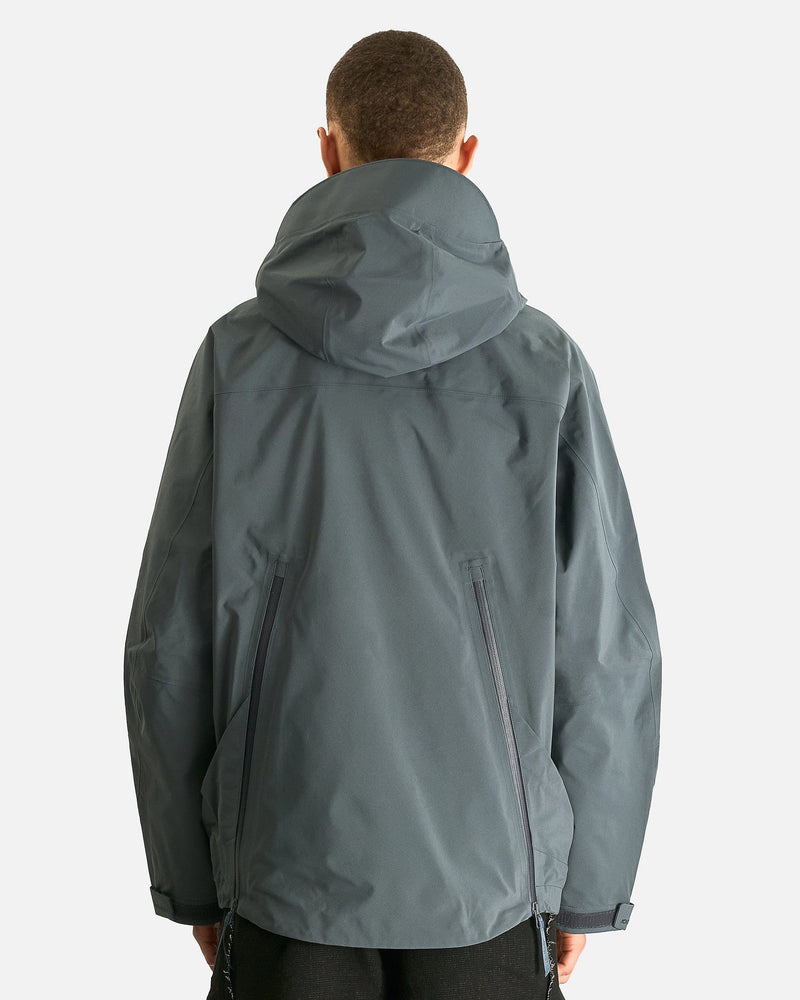 JiyongKim Men's Jackets GORE-TEX Draped Windbreaker in Grey