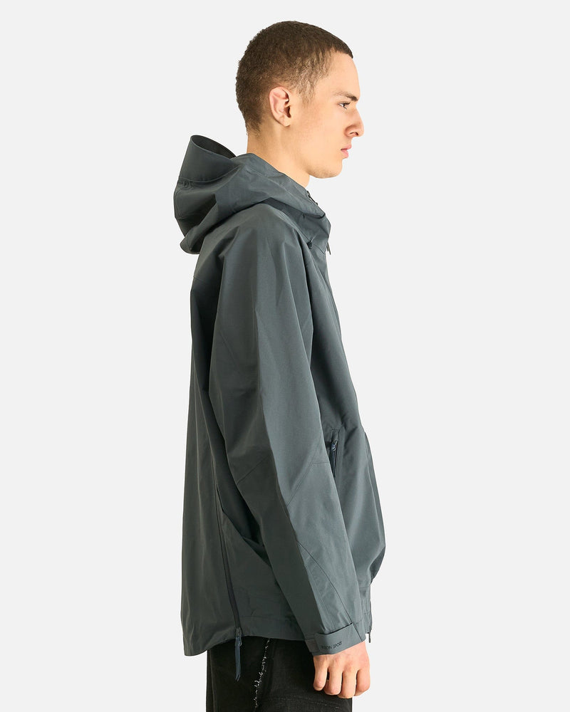 JiyongKim Men's Jackets GORE-TEX Draped Windbreaker in Grey