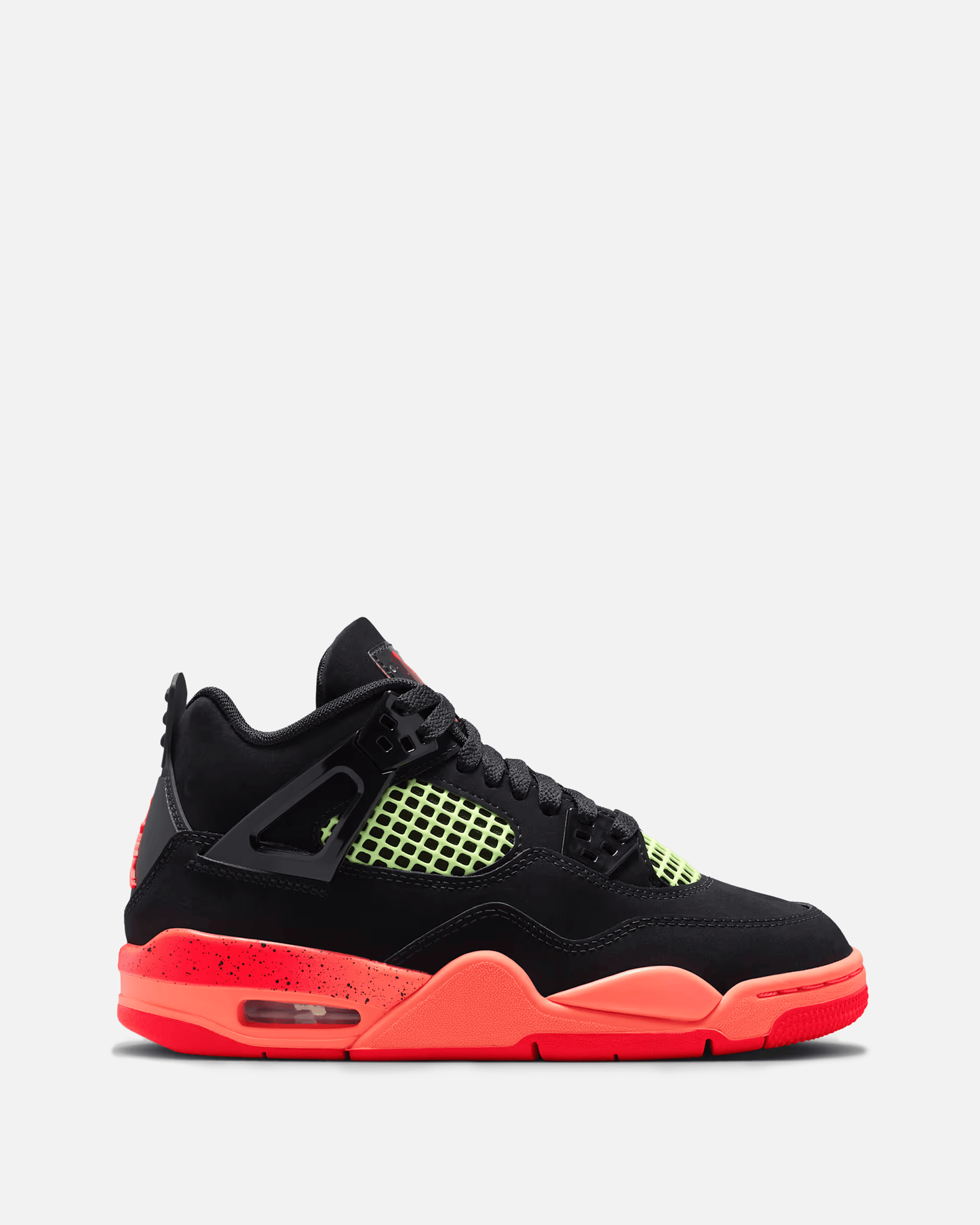 Jordan Men's Sneakers Grade School Air Jordan 4 in Black/Infrared