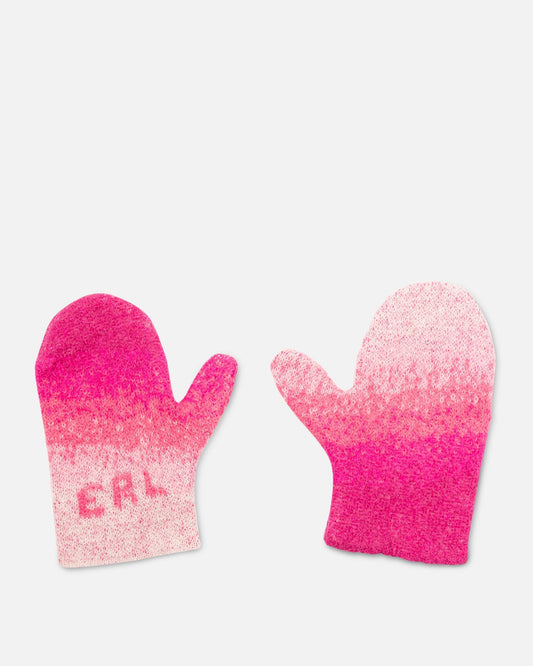 ERL Gradient Knit Gloves in Pink