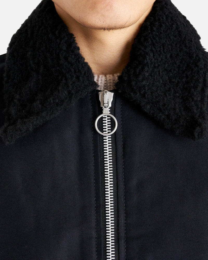 Our Legacy Men's Jackets Grizzly Vest in Black Highland Cotton