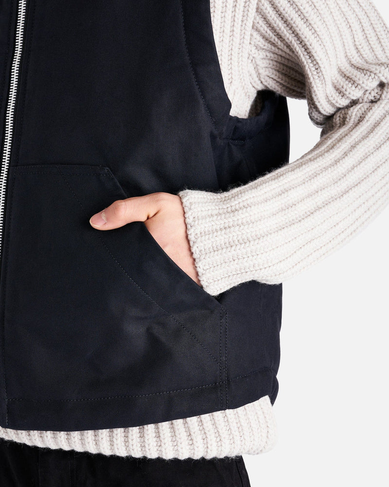 Our Legacy Men's Jackets Grizzly Vest in Black Highland Cotton