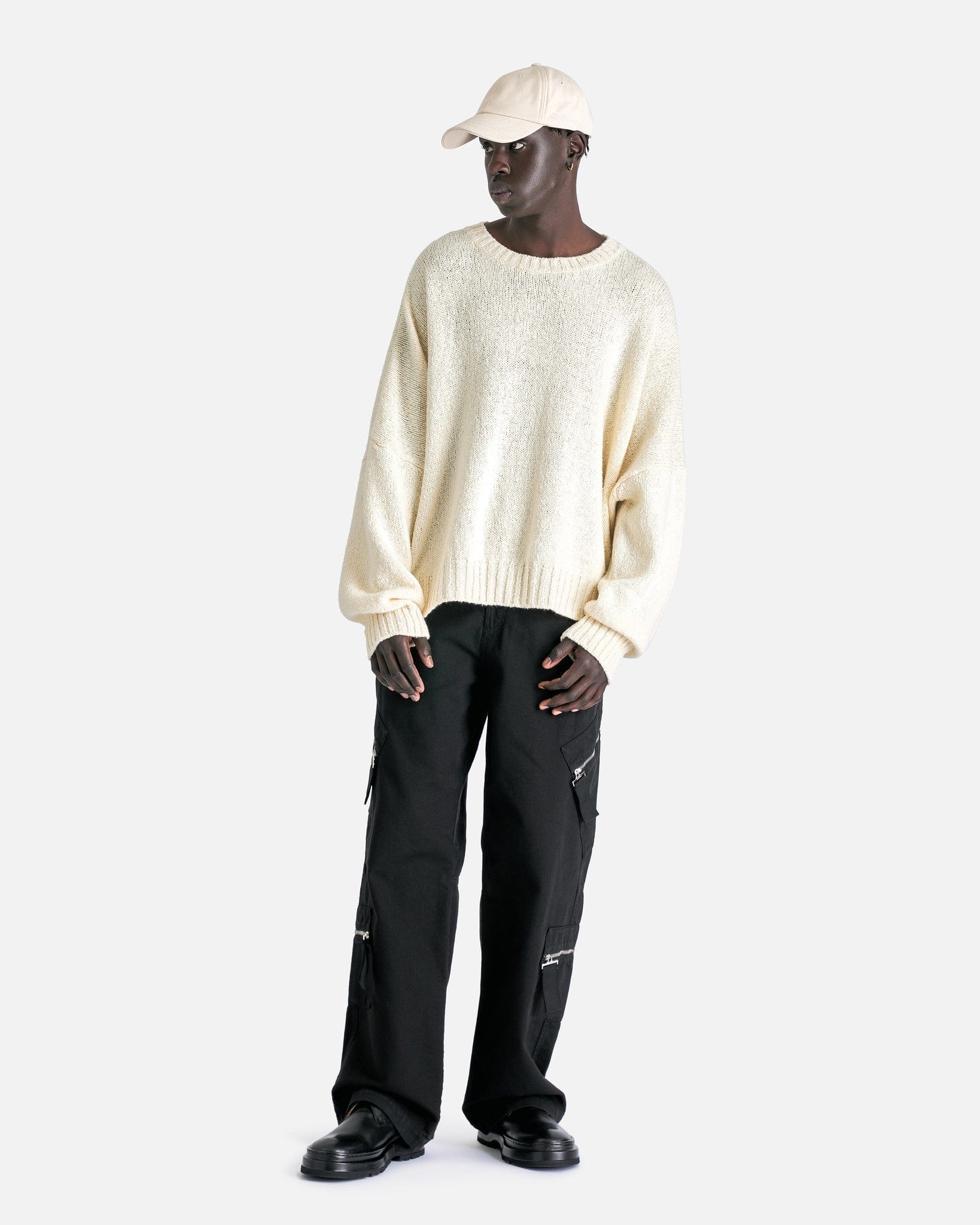The Row Men's Sweater Grohl Top in Ivory