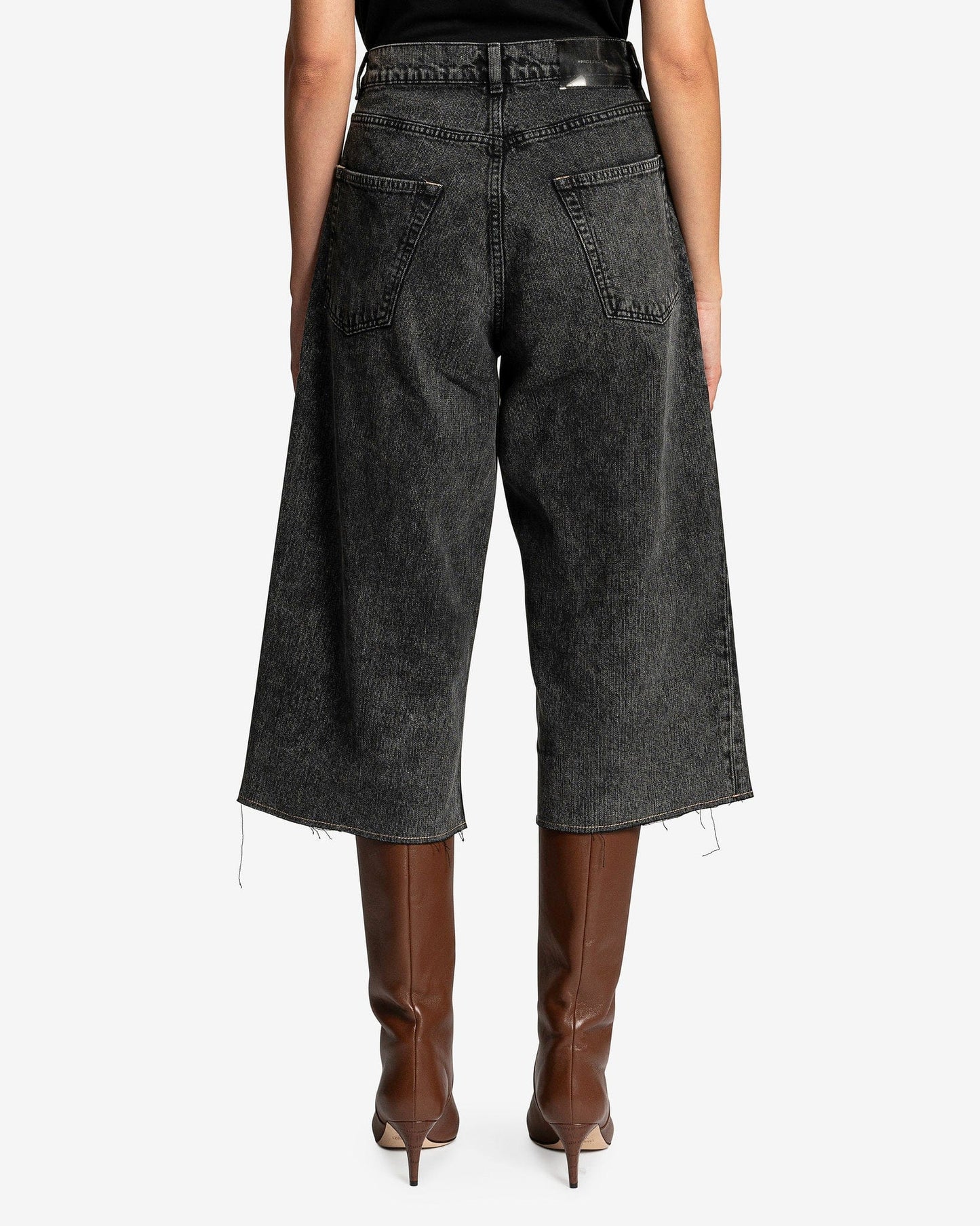 Our Legacy Women Pants Half Cut in Overdyed Chain Twill