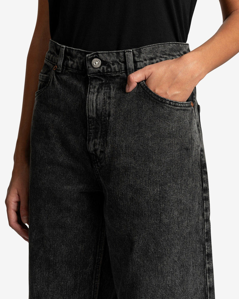Our Legacy Women Pants Half Cut in Overdyed Chain Twill