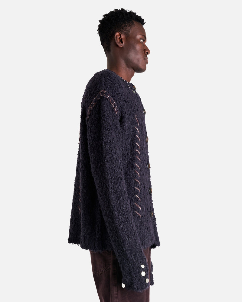 Hankford Cardigan in Navy – SVRN