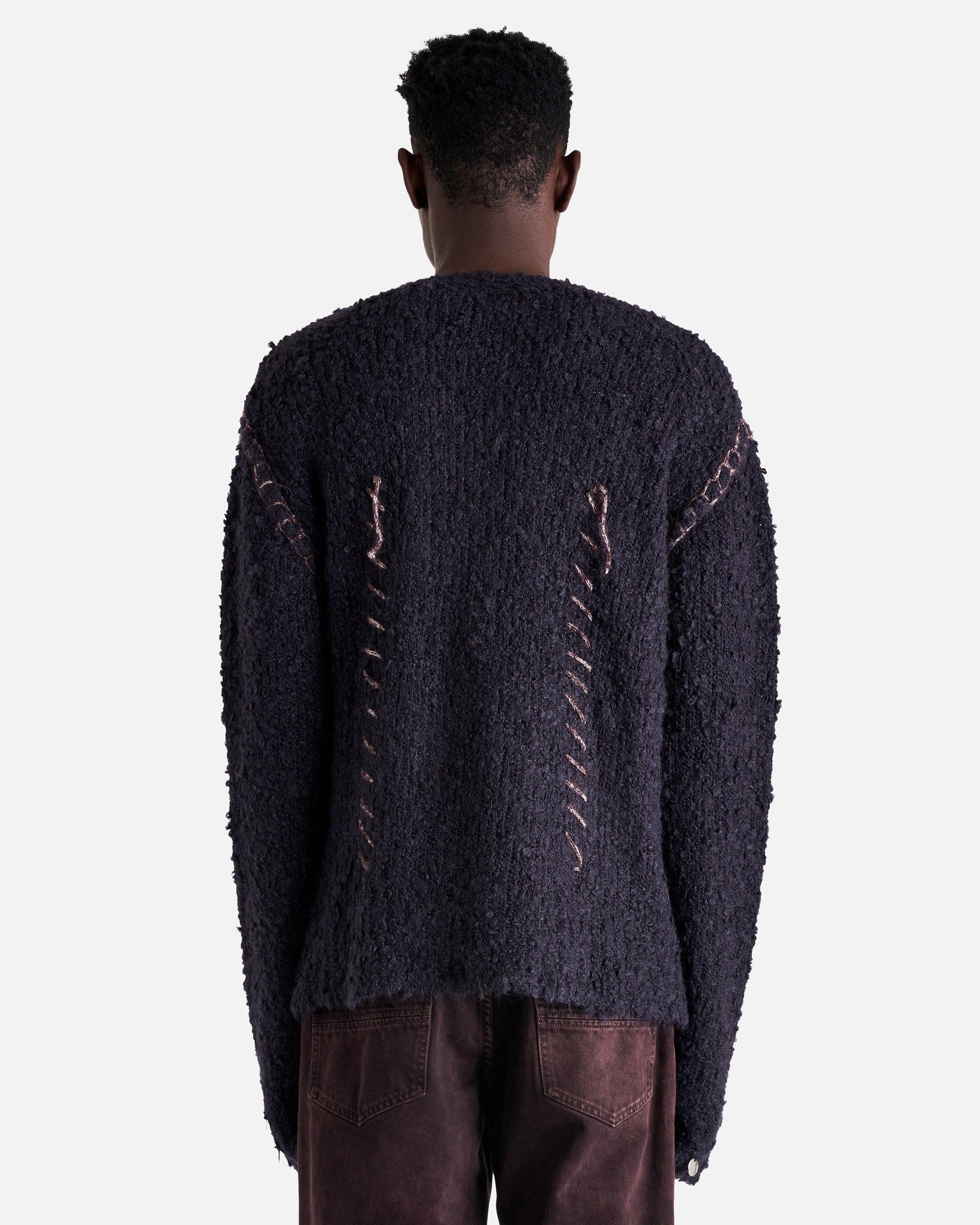 Hankford Cardigan in Navy – SVRN