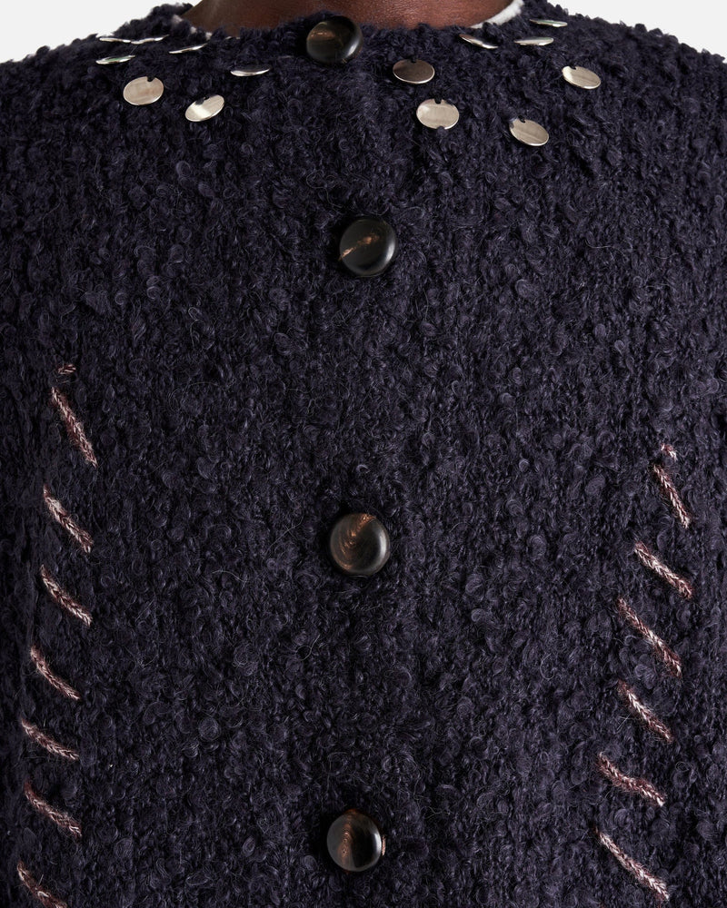 NAMACHEKO Men's Sweater Hankford Cardigan in Navy