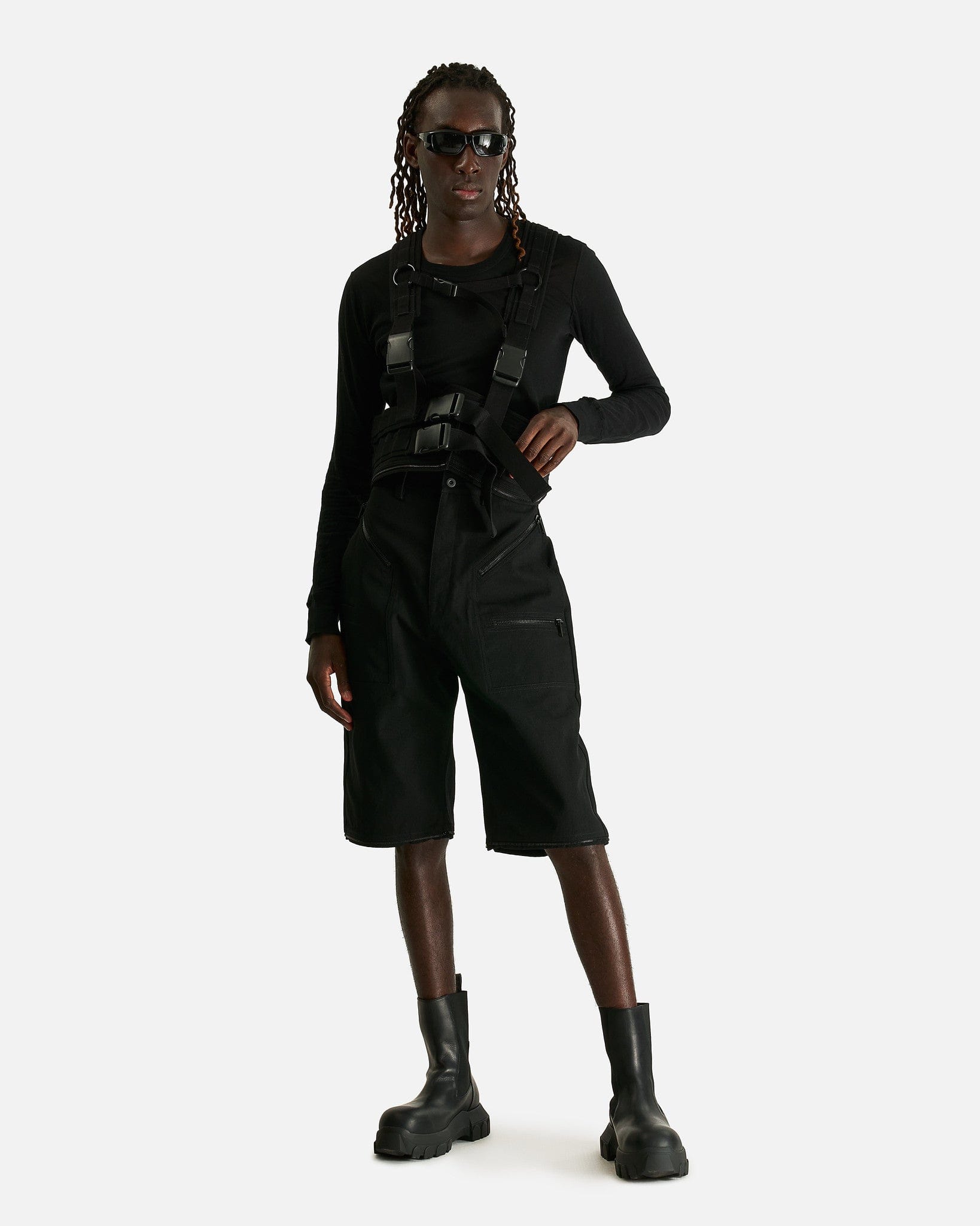 Rick Owens Men's Tops Harness in Black