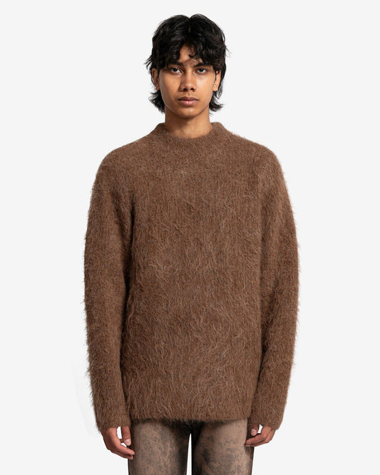 Séfr Men Sweaters Haru Sweater in Taupe Alpaca