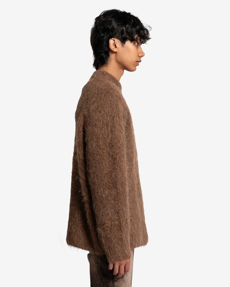Séfr Men Sweaters Haru Sweater in Taupe Alpaca