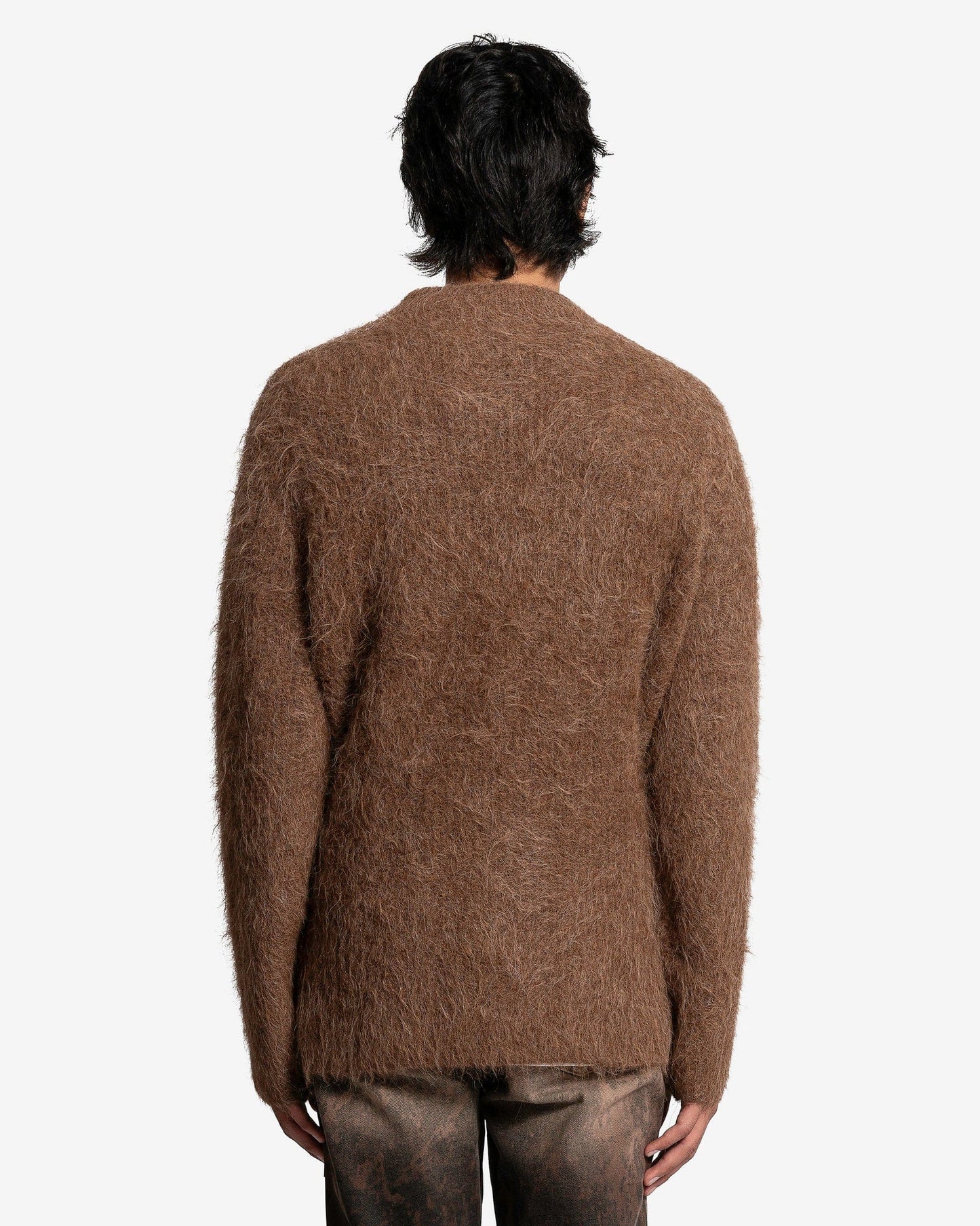 Séfr Men Sweaters Haru Sweater in Taupe Alpaca