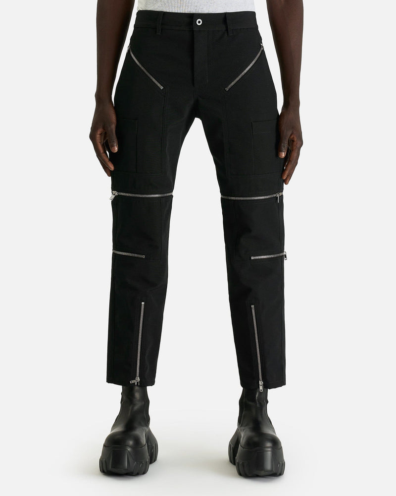 Rick Owens Men's Pants Headon Convertible Pant in Black