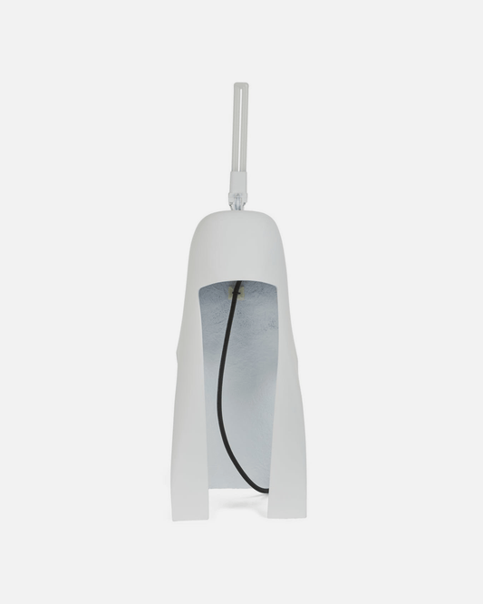 Rick Owens Home Goods Hedjet Helmet Lamp in White