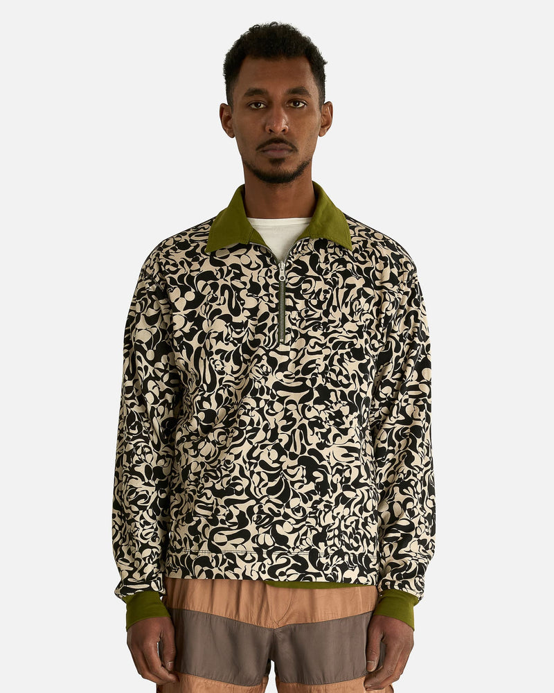 Dries Van Noten Men's Shirts Hegeld Rev Polo in Olive