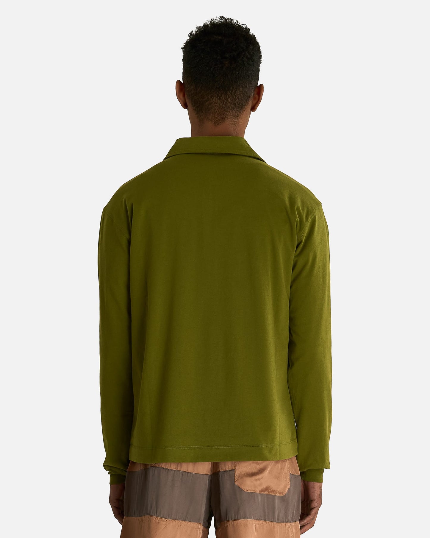 Dries Van Noten Men's Shirts Hegeld Rev Polo in Olive