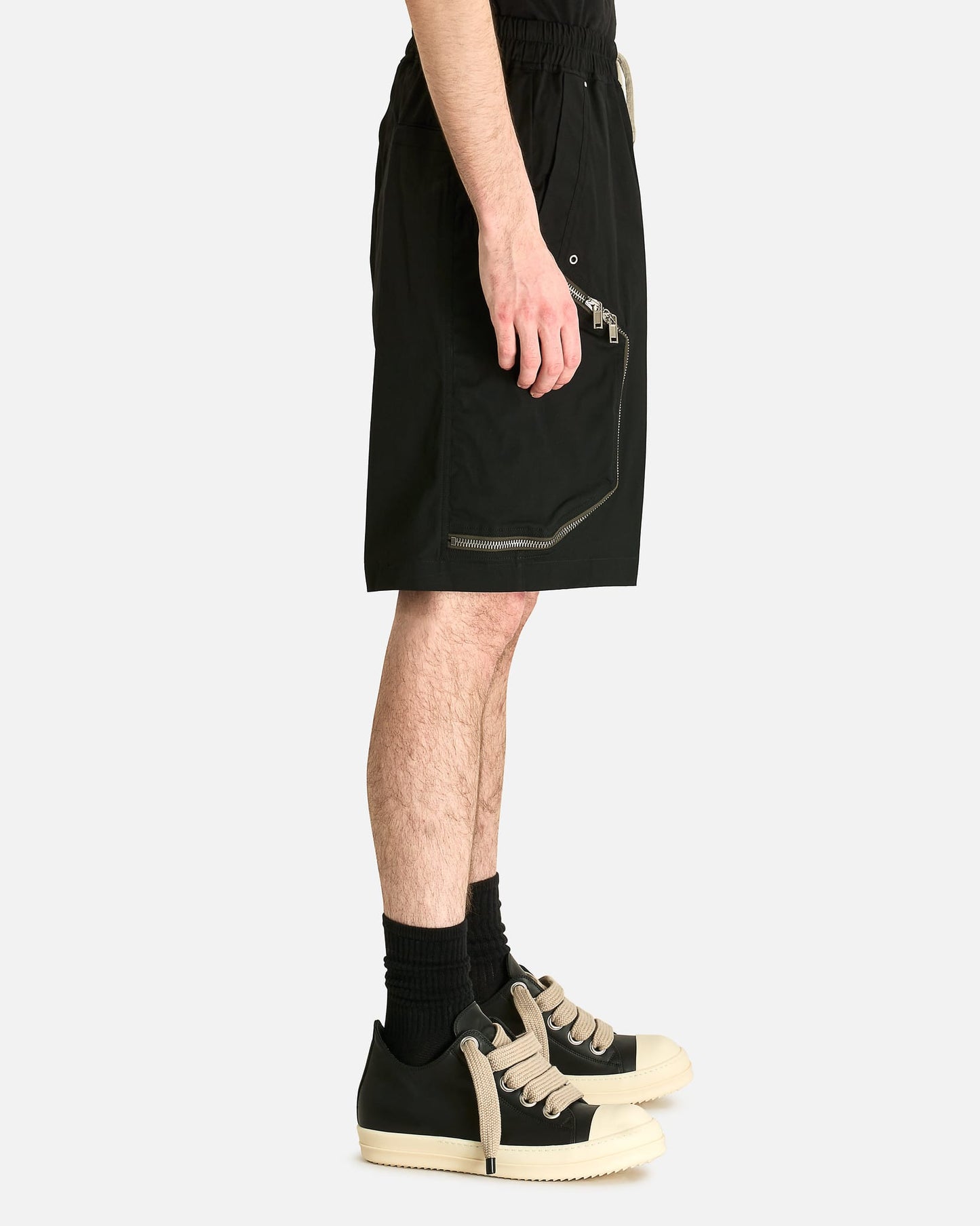 Rick Owens Men's Pants Heizer Belas in Black