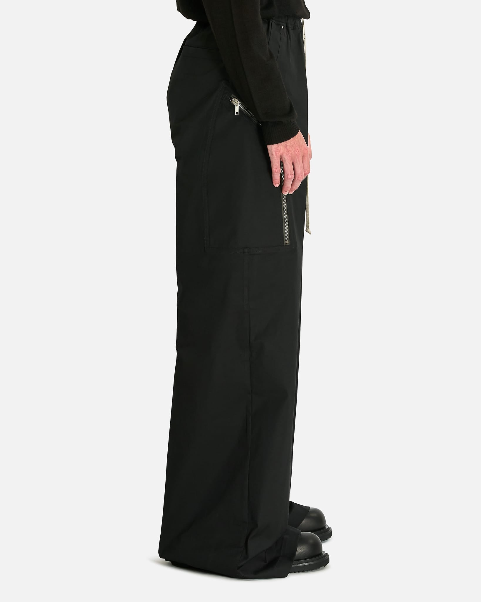 Rick Owens Men's Pants Heizer Belas in Black