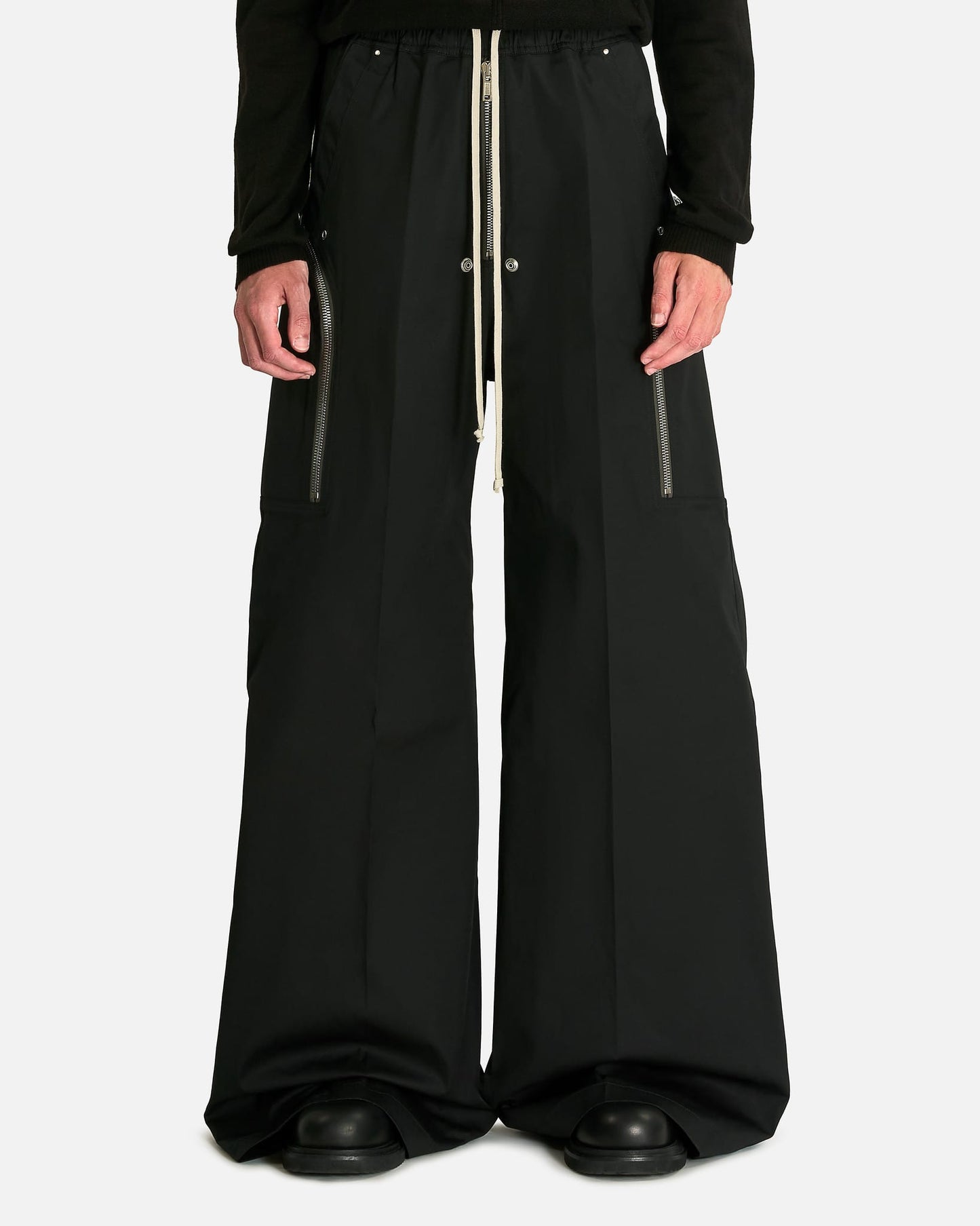 Rick Owens Men's Pants Heizer Belas in Black