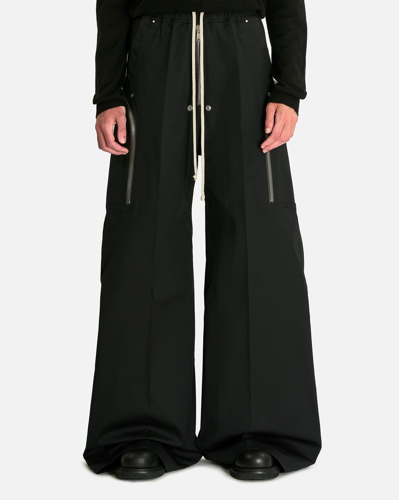 Rick Owens Men's Pants Heizer Belas in Black