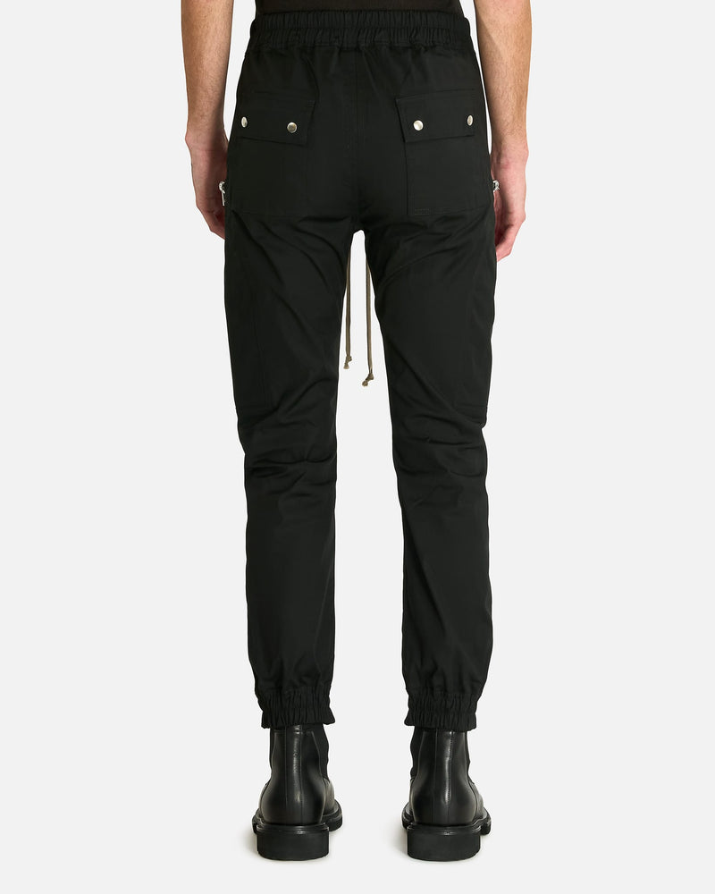 Rick Owens Men's Pants Heizer Cargo in Black
