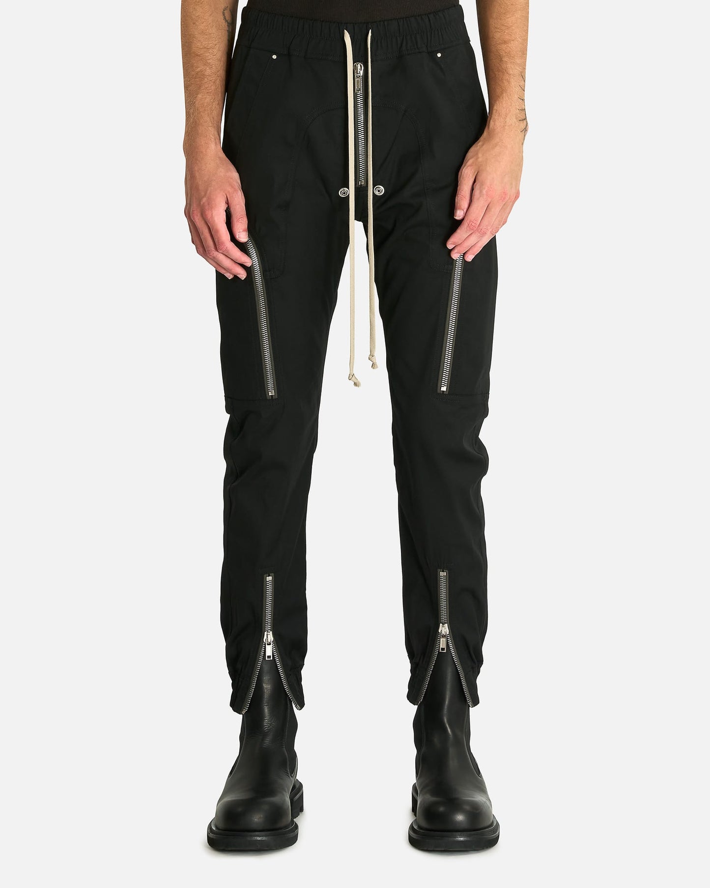 Rick Owens Men's Pants Heizer Cargo in Black