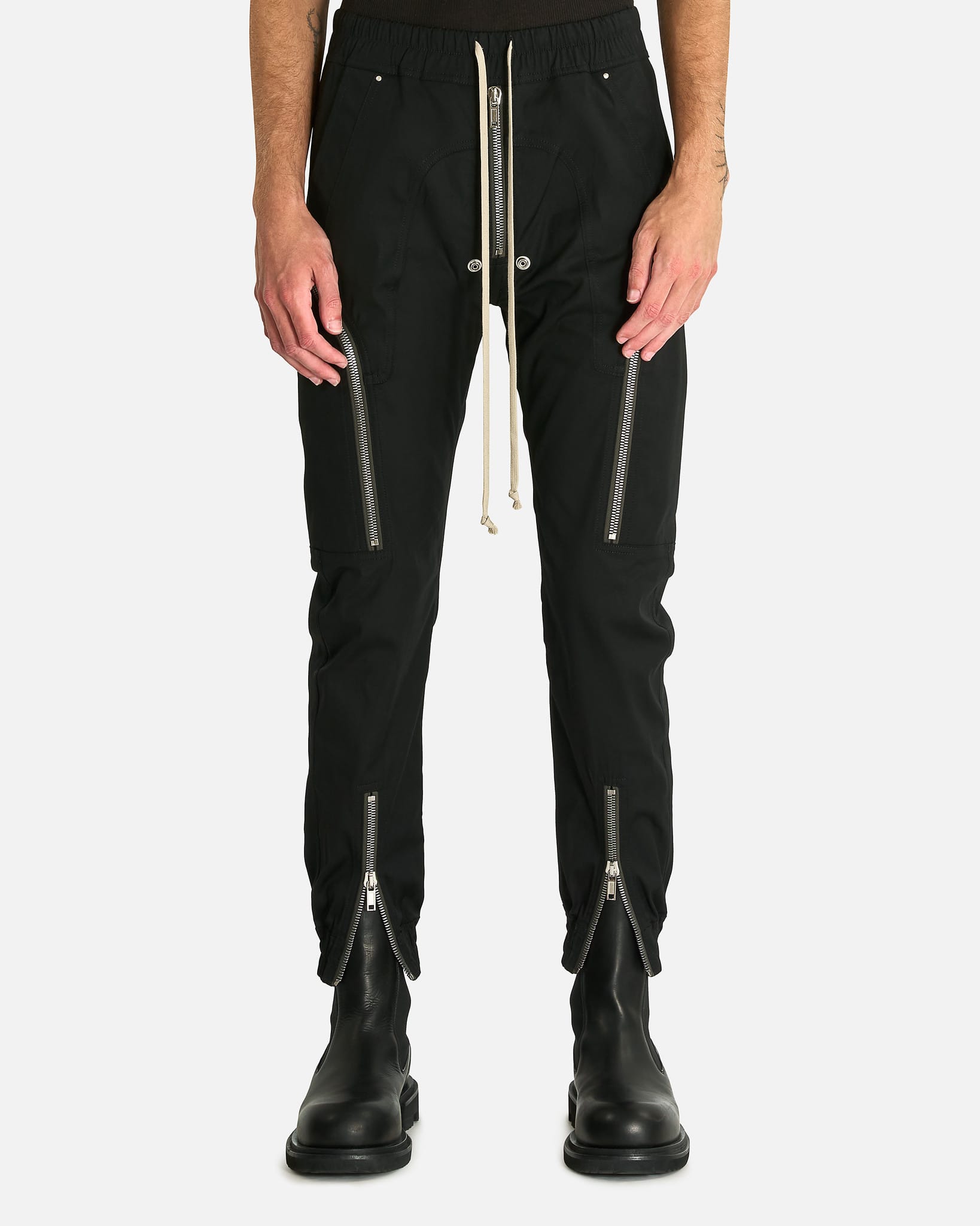Rick Owens Men's Pants Heizer Cargo in Black