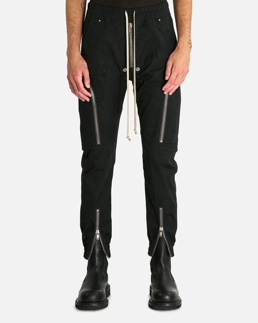 Rick Owens Men's Pants Heizer Cargo in Black