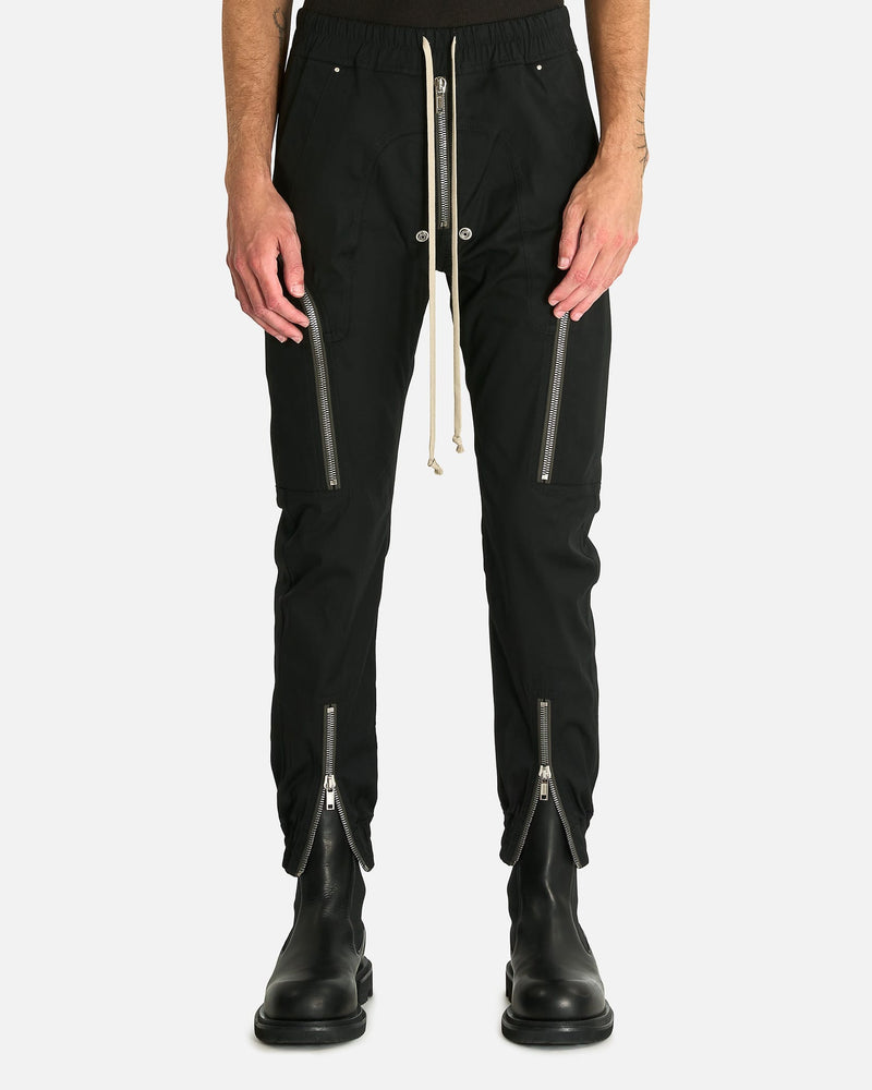 Rick Owens Men's Pants Heizer Cargo in Black