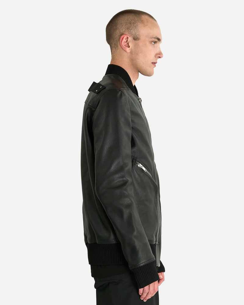Rick Owens Men's Jackets Heizer Flight in Black