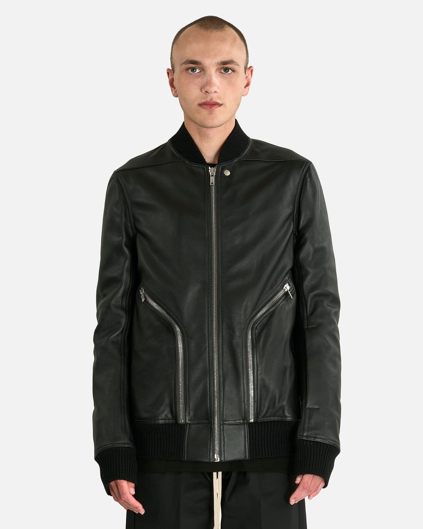Rick Owens Men's Jackets Heizer Flight in Black