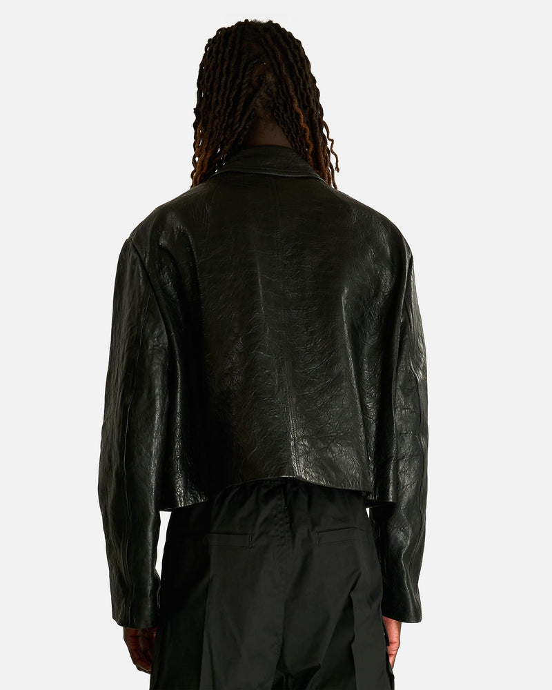 Rick Owens Men's Jackets Heizer Mac Jacket in Black