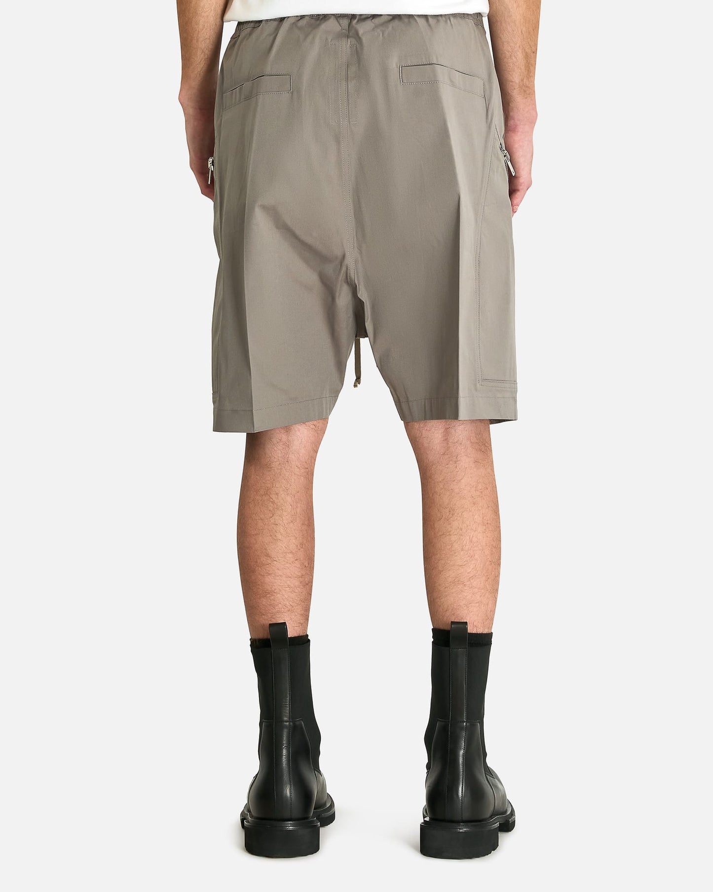 Rick Owens Men's Shorts Heizer Shorts in Steel