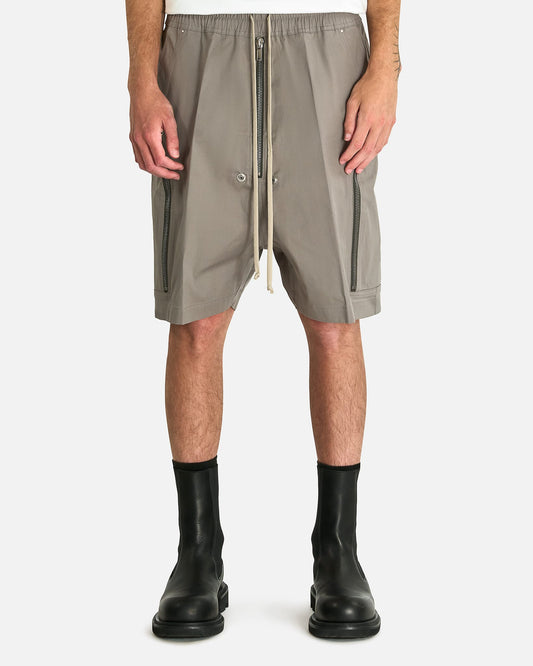 Rick Owens Men's Shorts Heizer Shorts in Steel