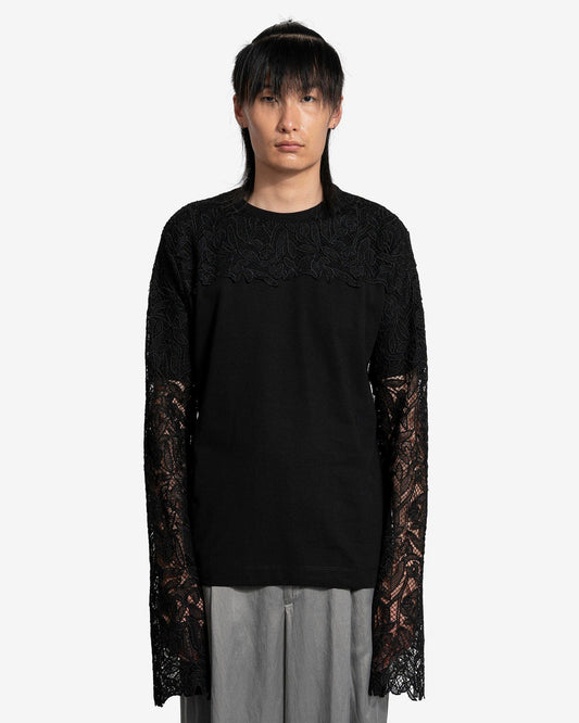 Dries Van Noten Men's Shirts Helmer Jersey in Black