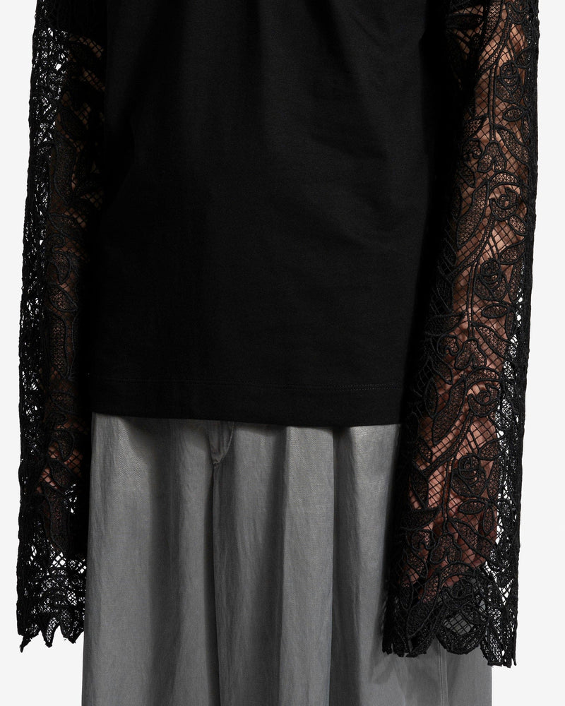 Dries Van Noten Men's Shirts Helmer Jersey in Black