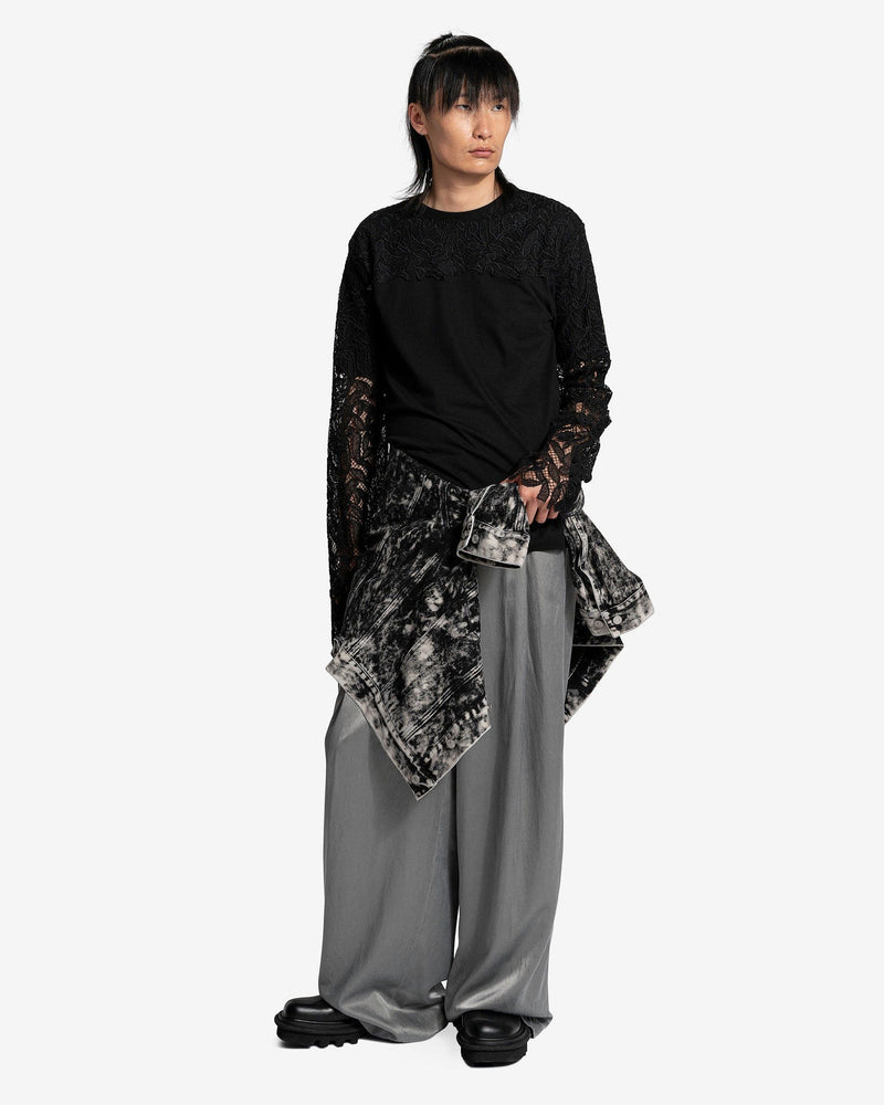 Dries Van Noten Men's Shirts Helmer Jersey in Black