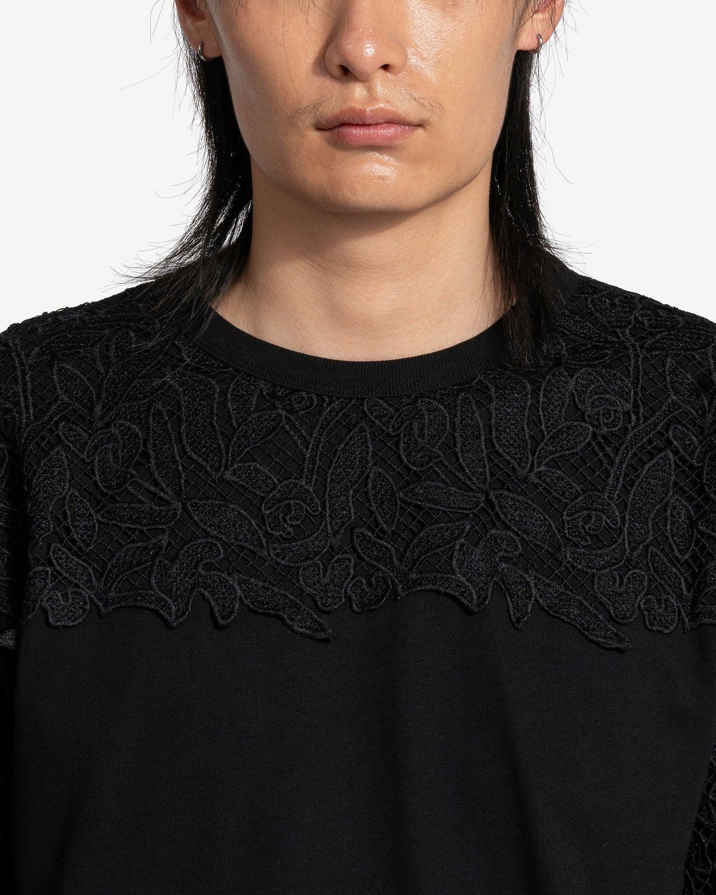 Dries Van Noten Men's Shirts Helmer Jersey in Black