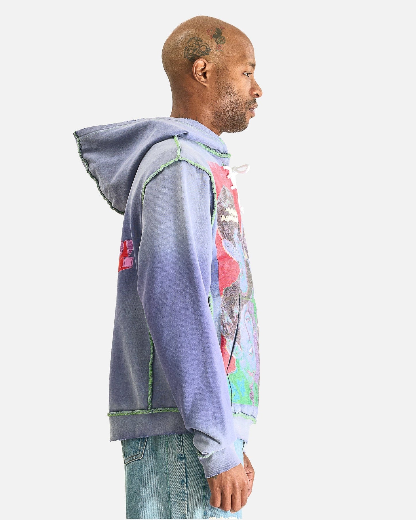 Better With Age Men's Sweatshirts Help! Hoodie in Periwinkle