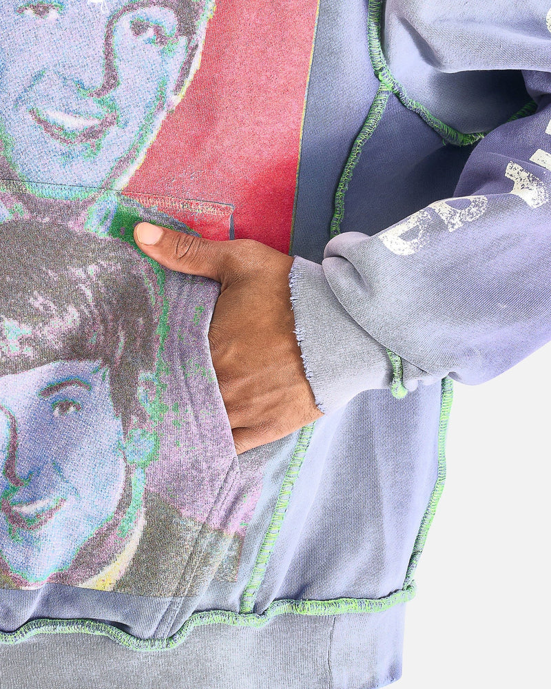 Better With Age Men's Sweatshirts Help! Hoodie in Periwinkle