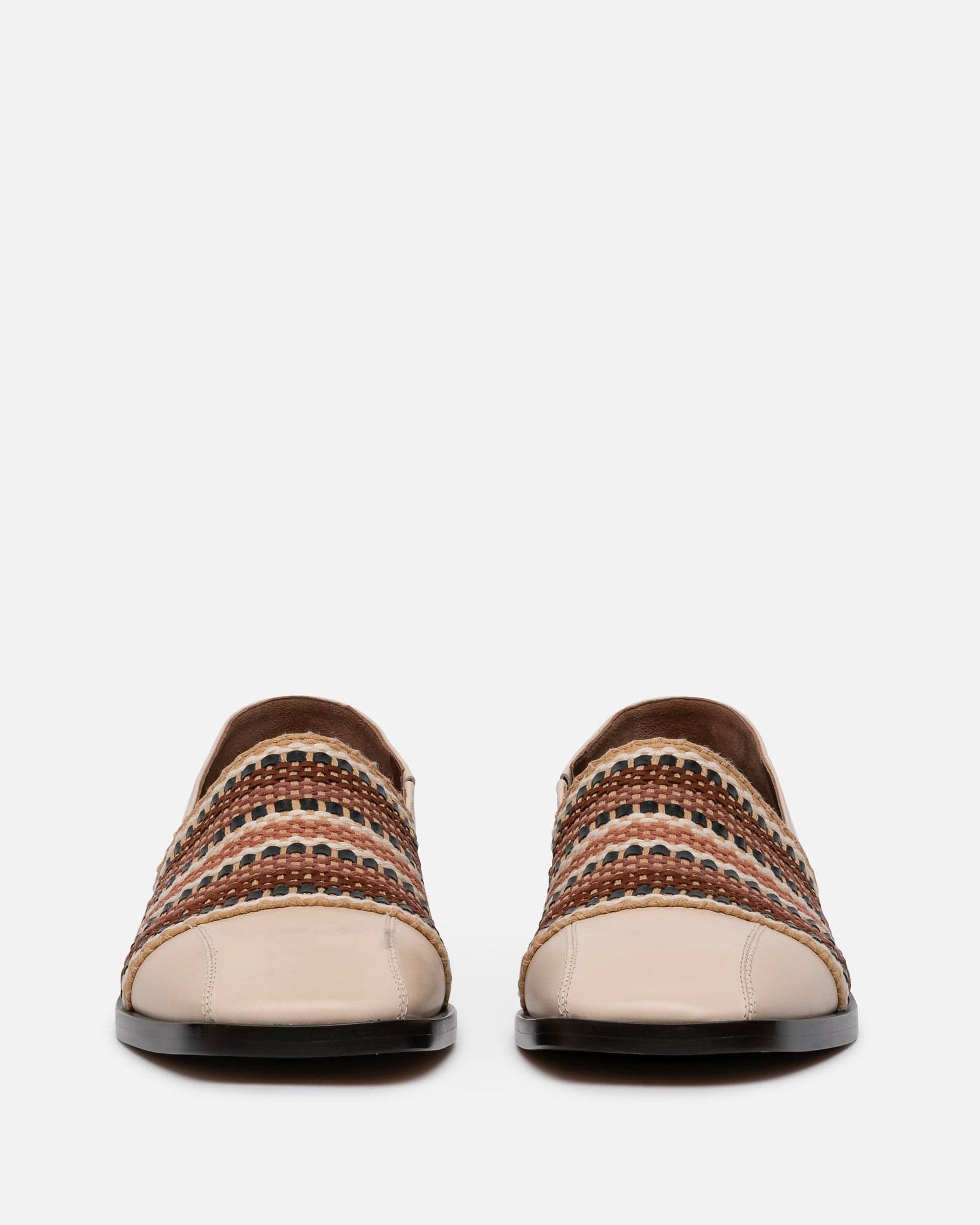 Wales Bonner Women's Shoes Heritage Loafer in Ivory/Brown