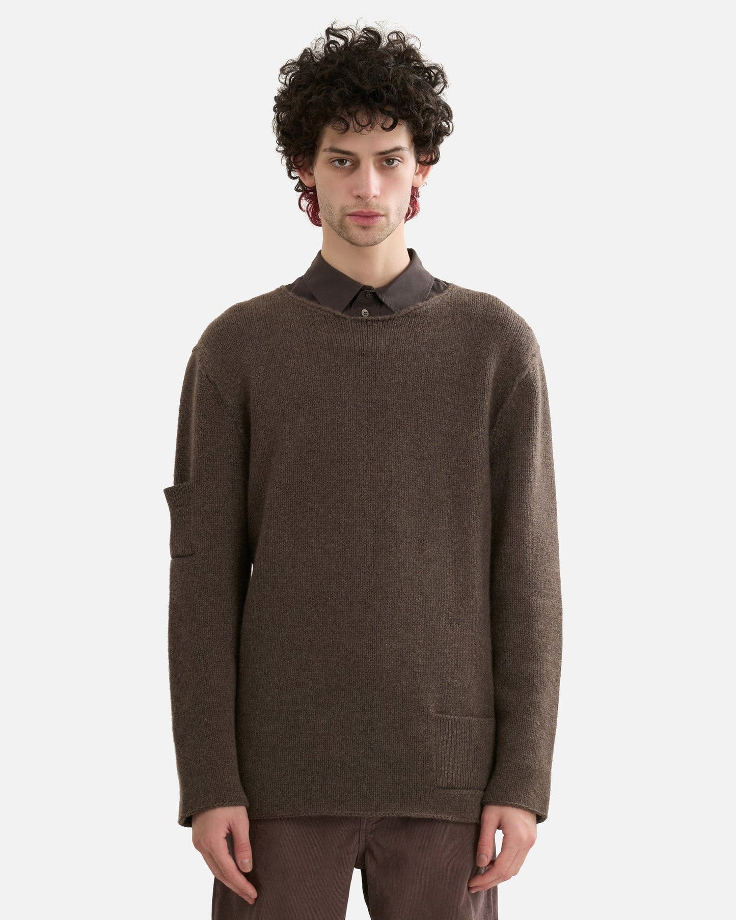 The Row Men's Shirts Hesse Top in Dark Sand