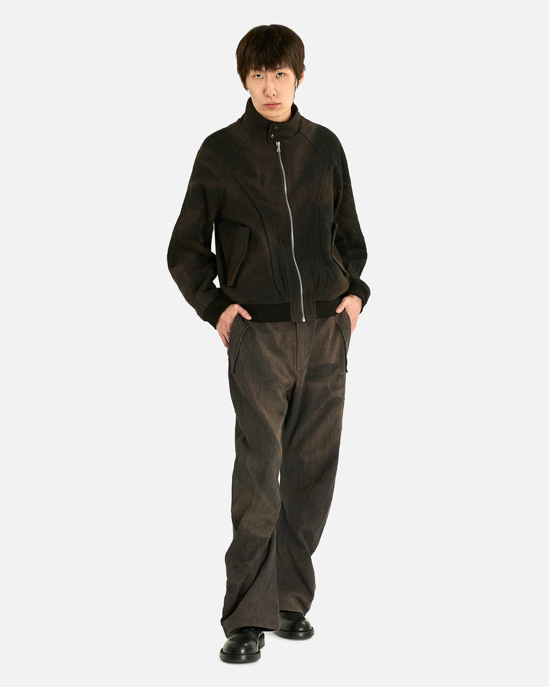 JiyongKim Men's Tops High Neck Blouson in Black