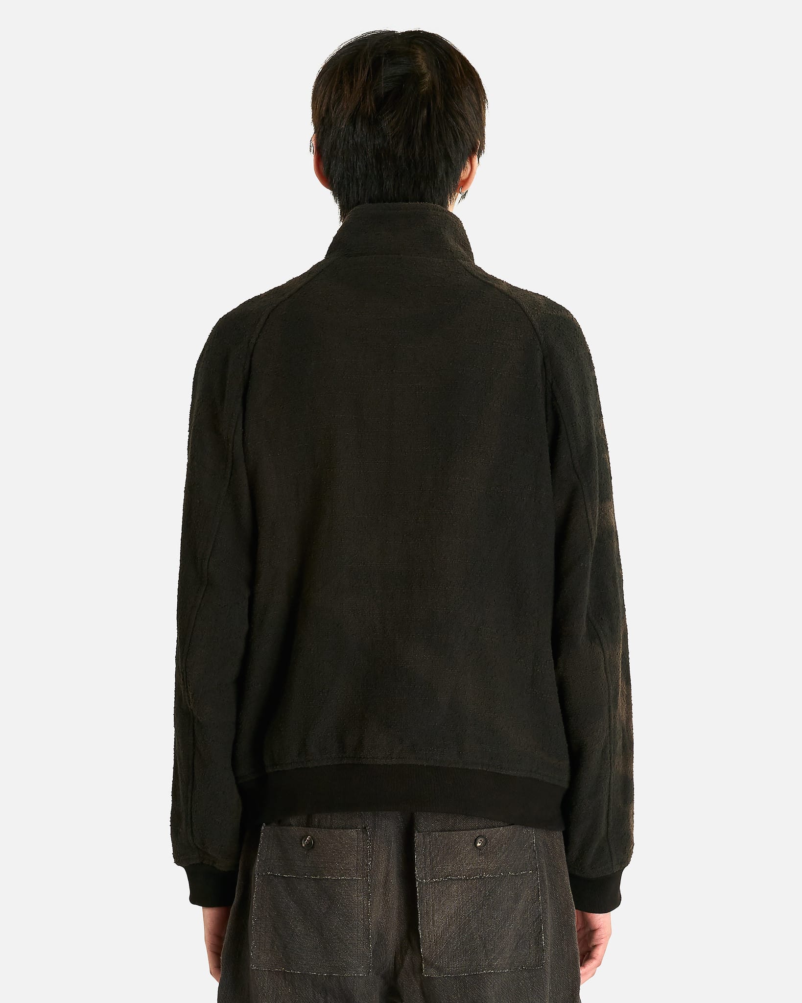 JiyongKim Men's Tops High Neck Blouson in Black
