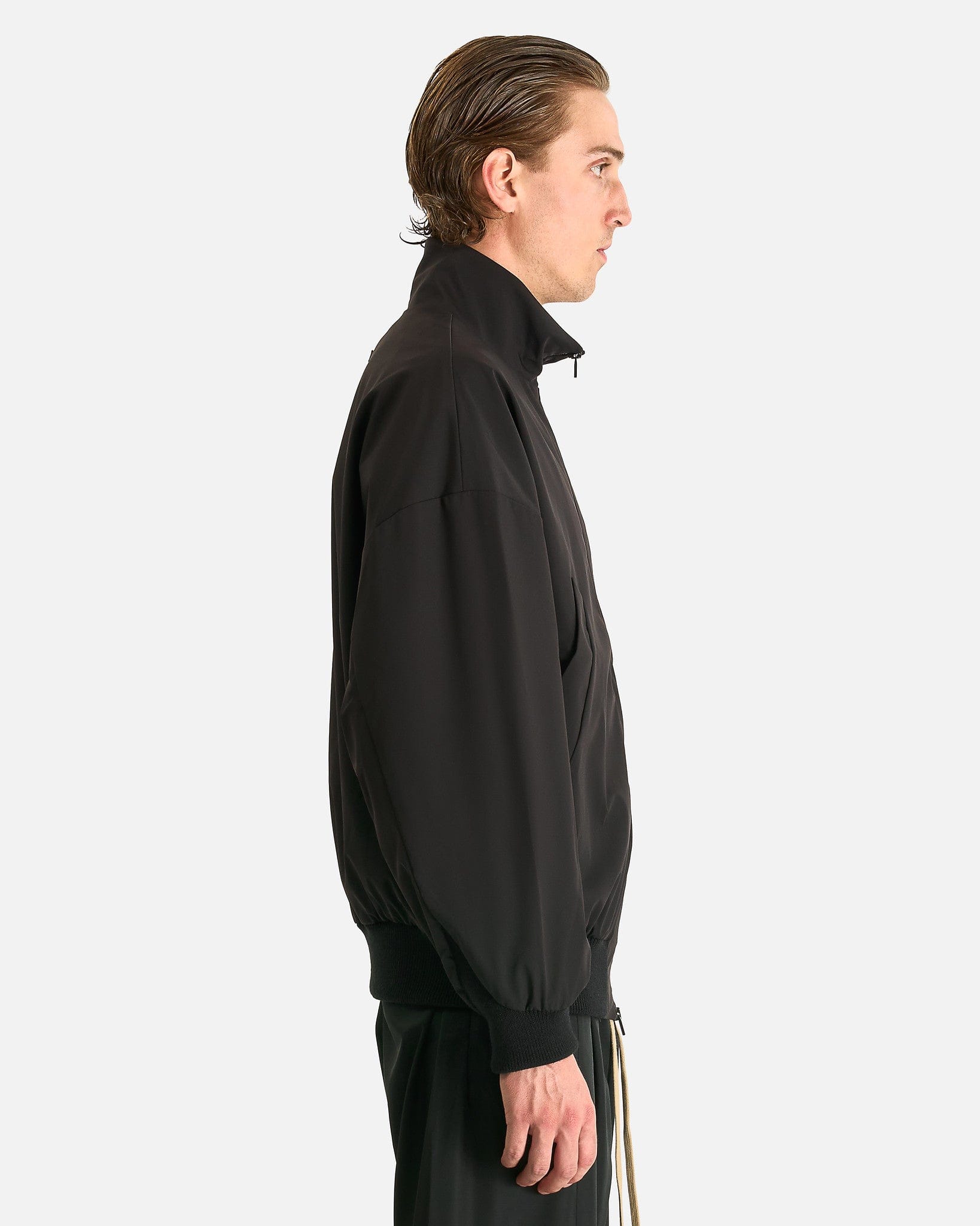 Fear of God Men's Jackets High Neck Track Jacket in Black