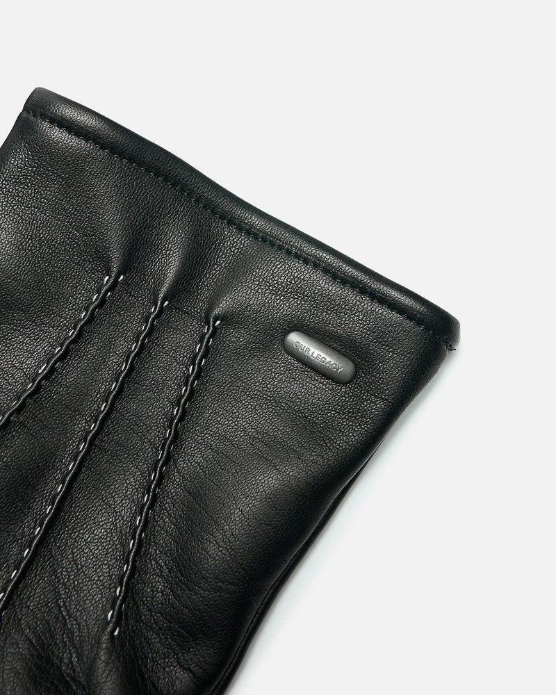 Our Legacy Men's Gloves His Gloves in Black Leather